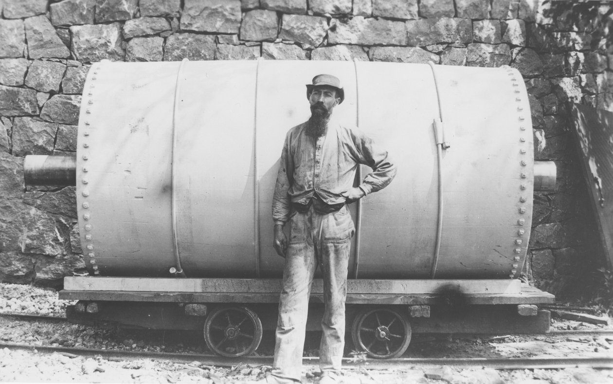 Glazurowanie beczki, Moses Campbell autorstwa Pierre A. Gentieu