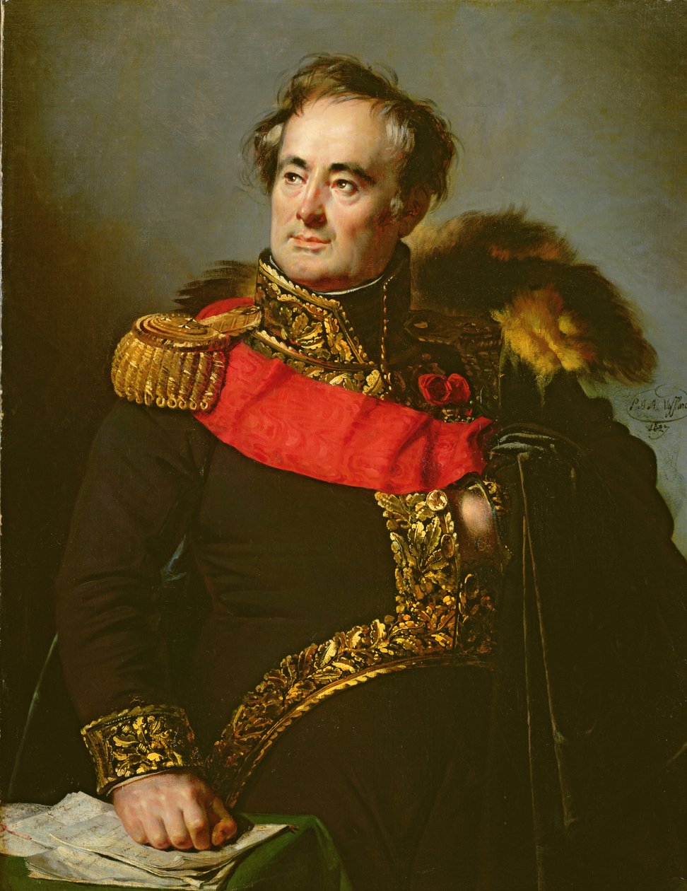 Generał Decaen, 1827 autorstwa Pierre Antoine Augustin Vafflard