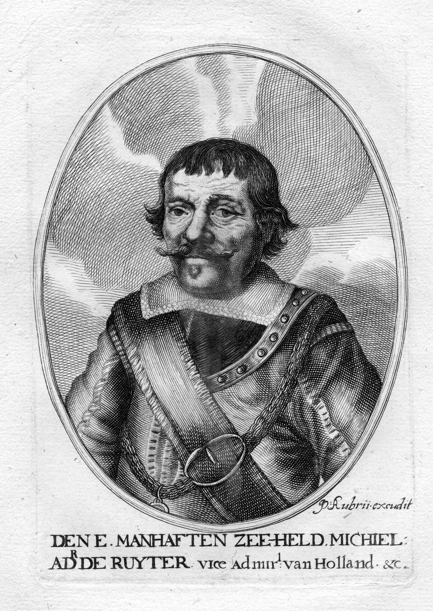 grawerowany portret autorstwa Pierre Aubry