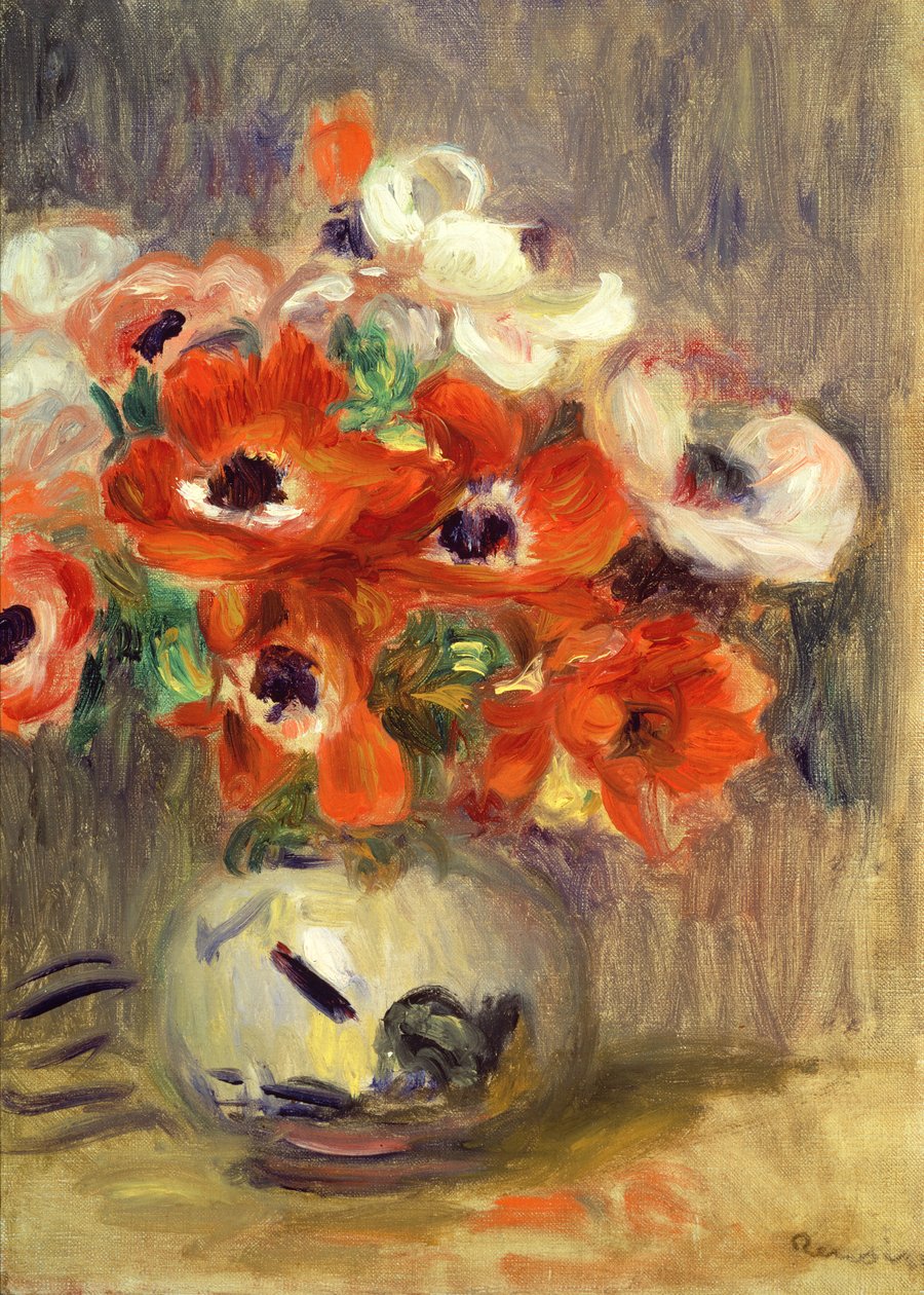 Zawilce autorstwa Pierre Auguste Renoir