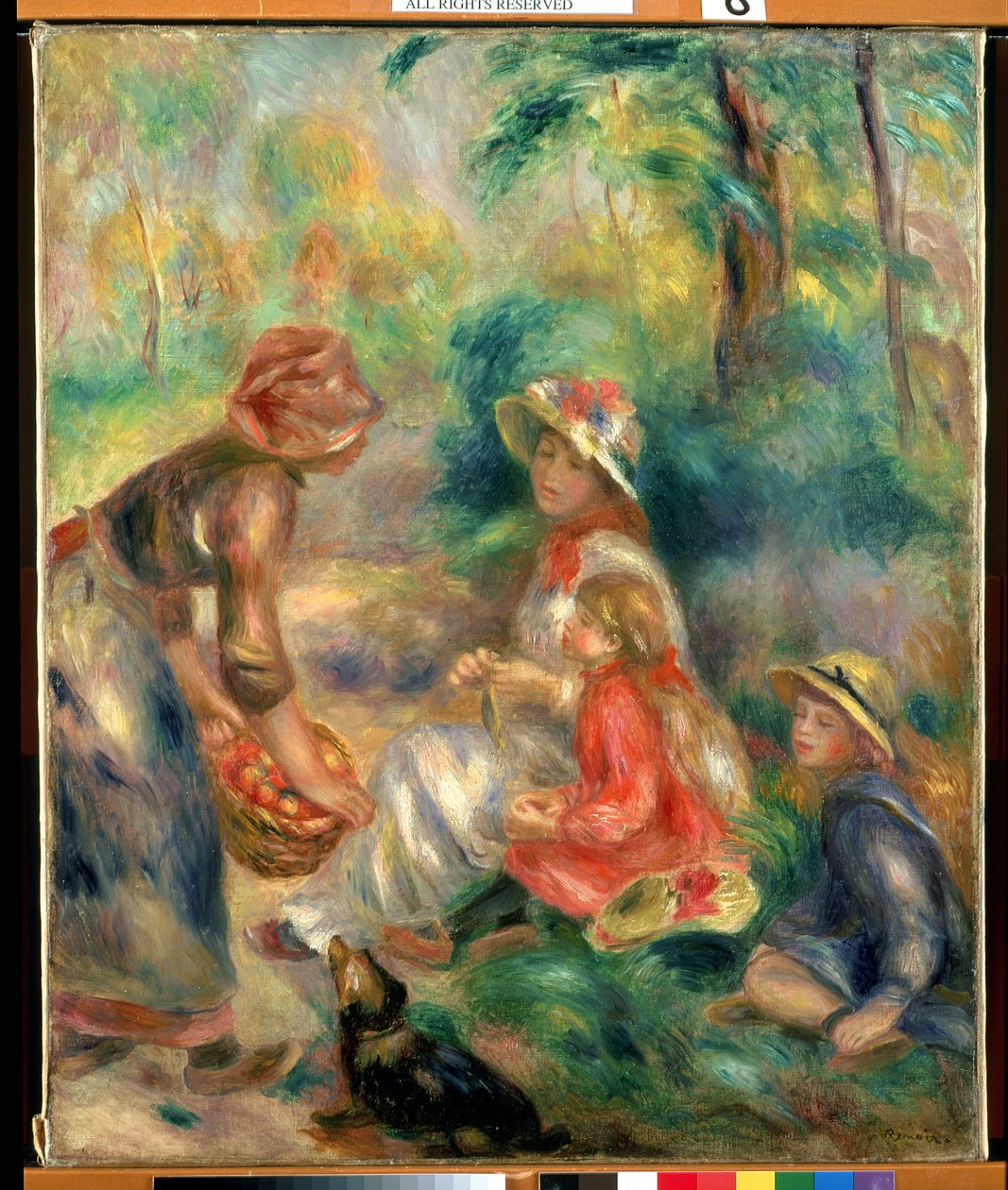 Sprzedawca jabłek, ok. 1889 r. autorstwa Pierre Auguste Renoir