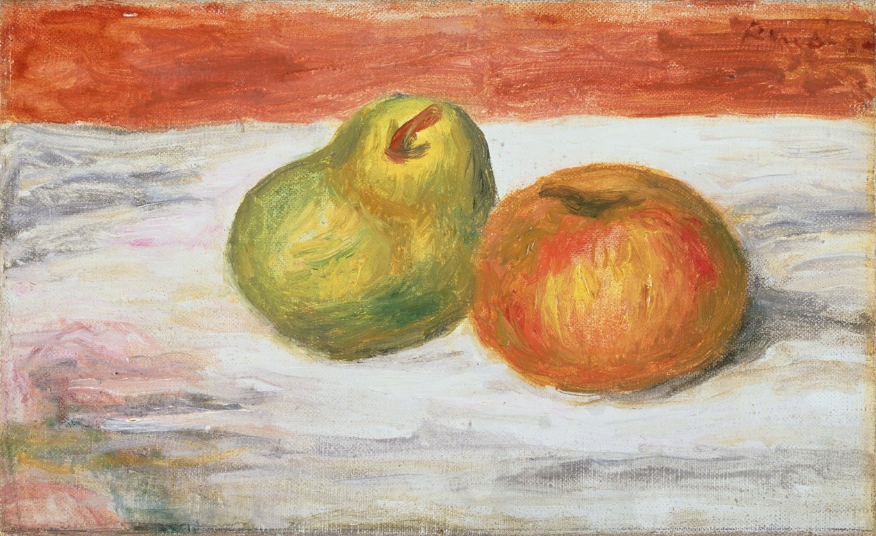 Jabłko i Gruszka, 1909-11 autorstwa Pierre Auguste Renoir