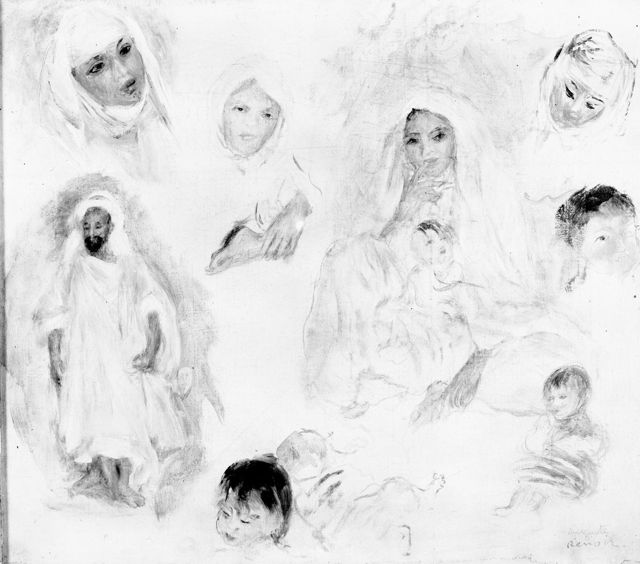 Arabowie, 1881-82 autorstwa Pierre Auguste Renoir