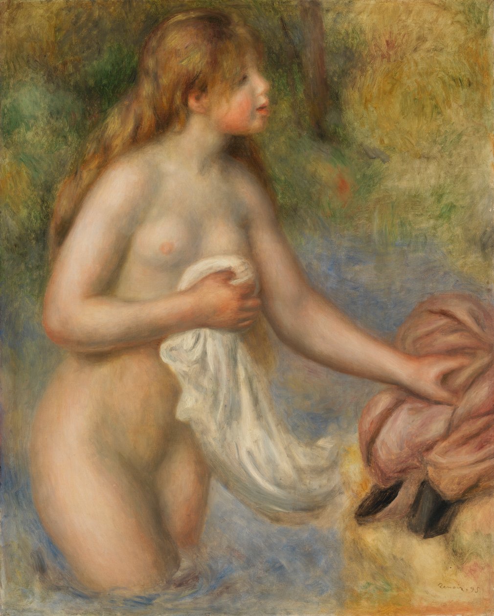 Kąpiący się (Baigneuse) autorstwa Pierre Auguste Renoir