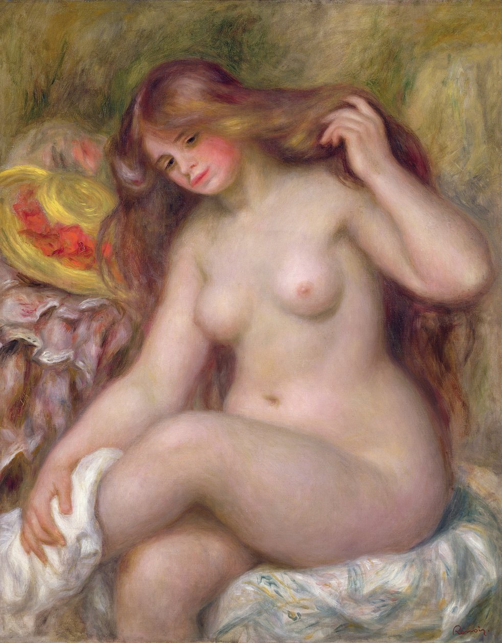 Kąpiący się, ok.1903 autorstwa Pierre Auguste Renoir
