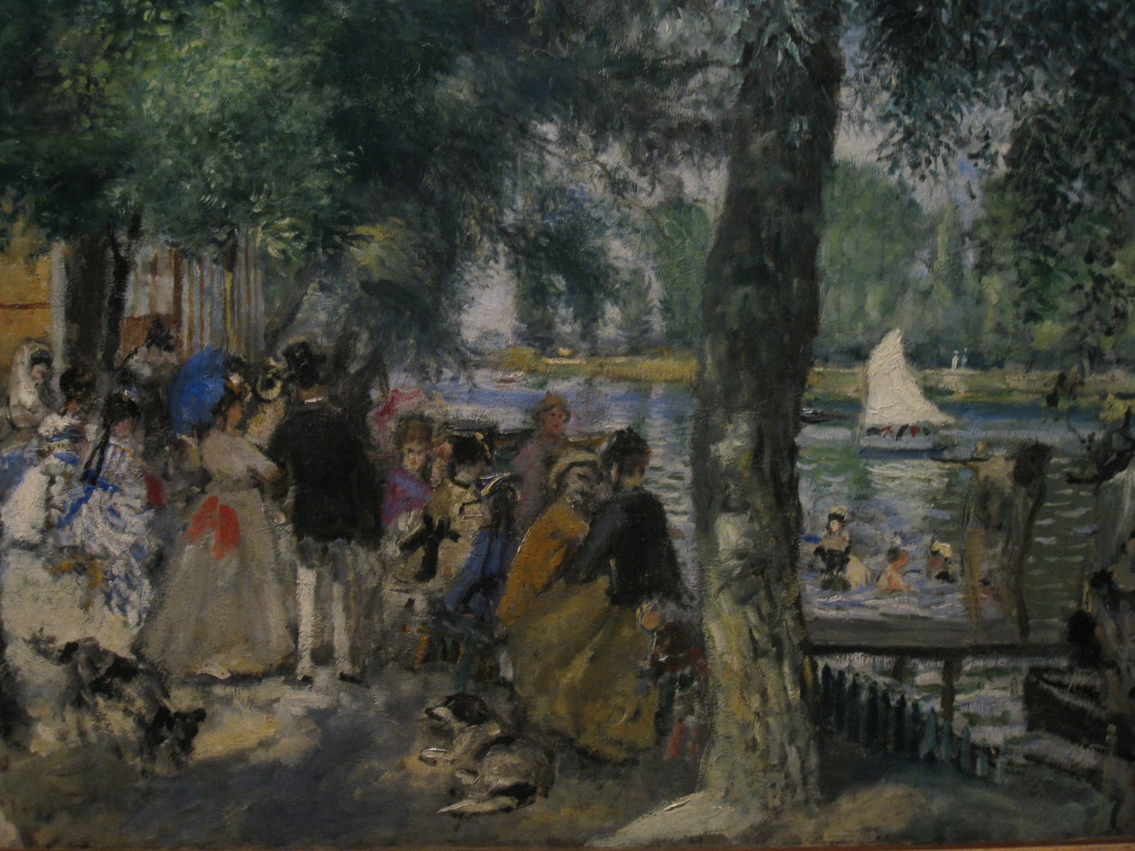 Kąpiel w Sienie autorstwa Pierre Auguste Renoir