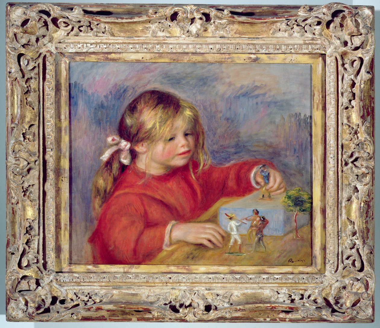 Claude Renoir podczas zabawy, ok. 1905 (patrz także 19116) autorstwa Pierre Auguste Renoir