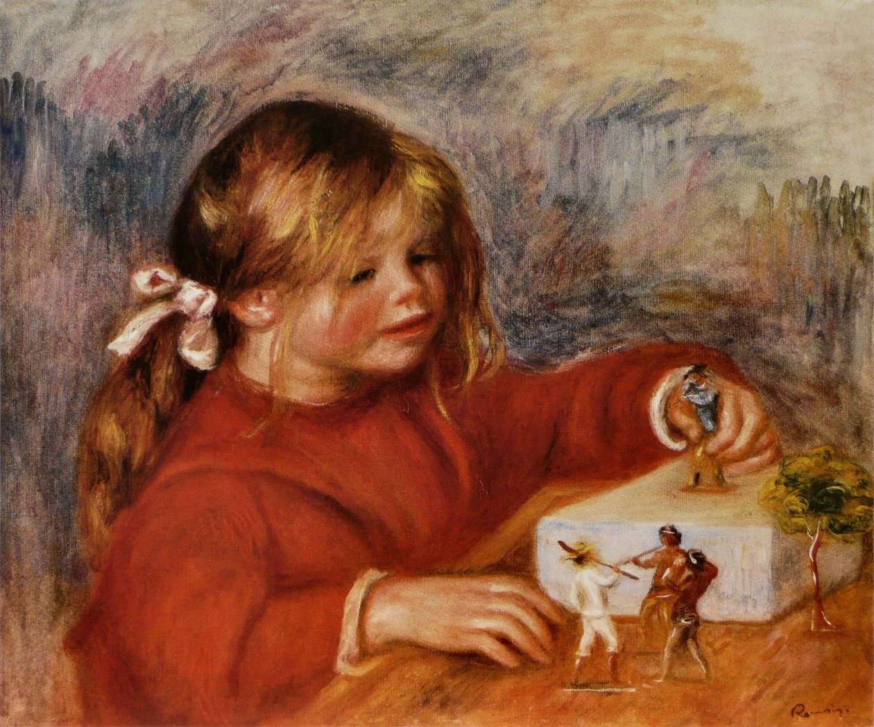 Gra w Coco autorstwa Pierre Auguste Renoir