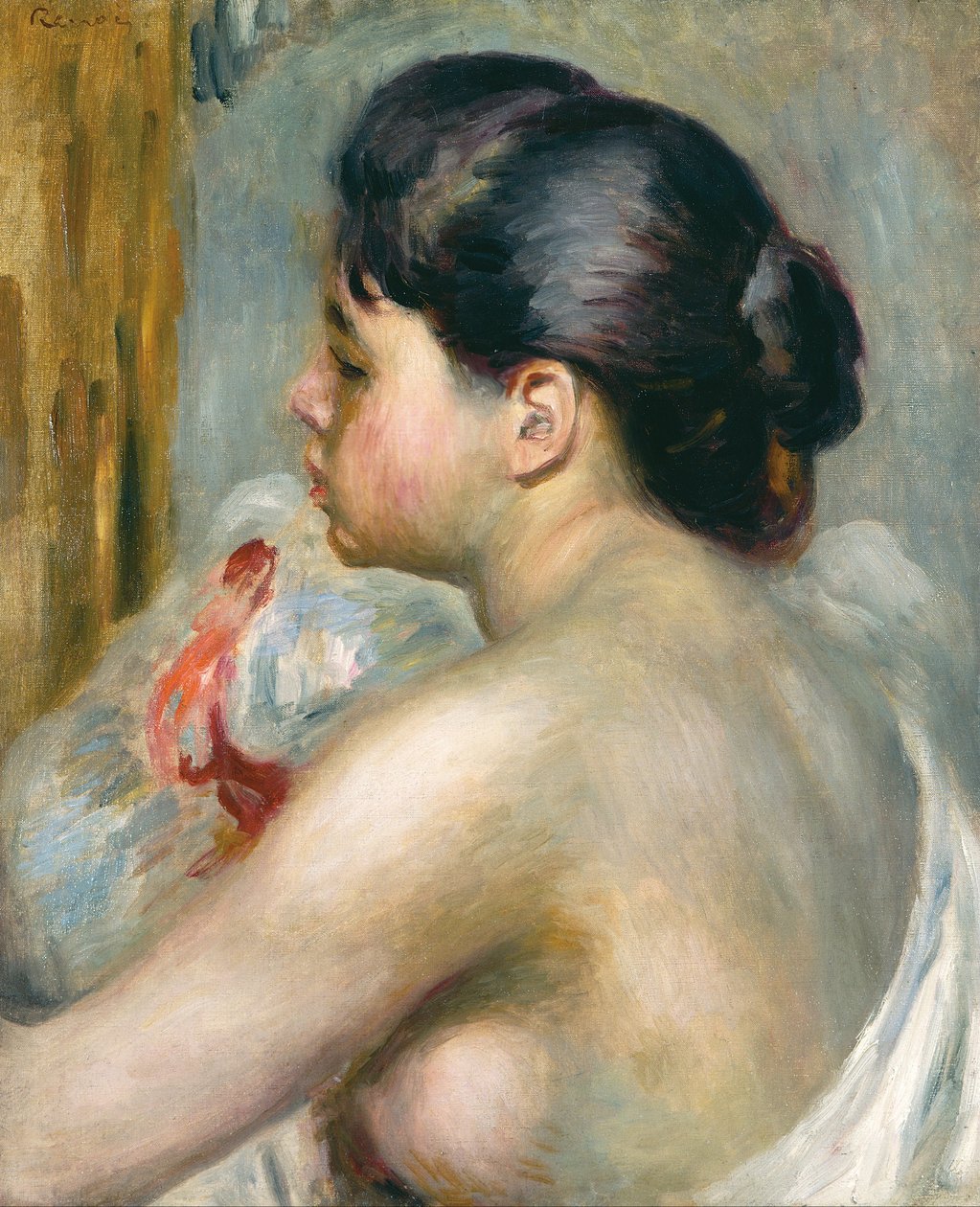 Ciemnowłosa Kobieta autorstwa Pierre Auguste Renoir