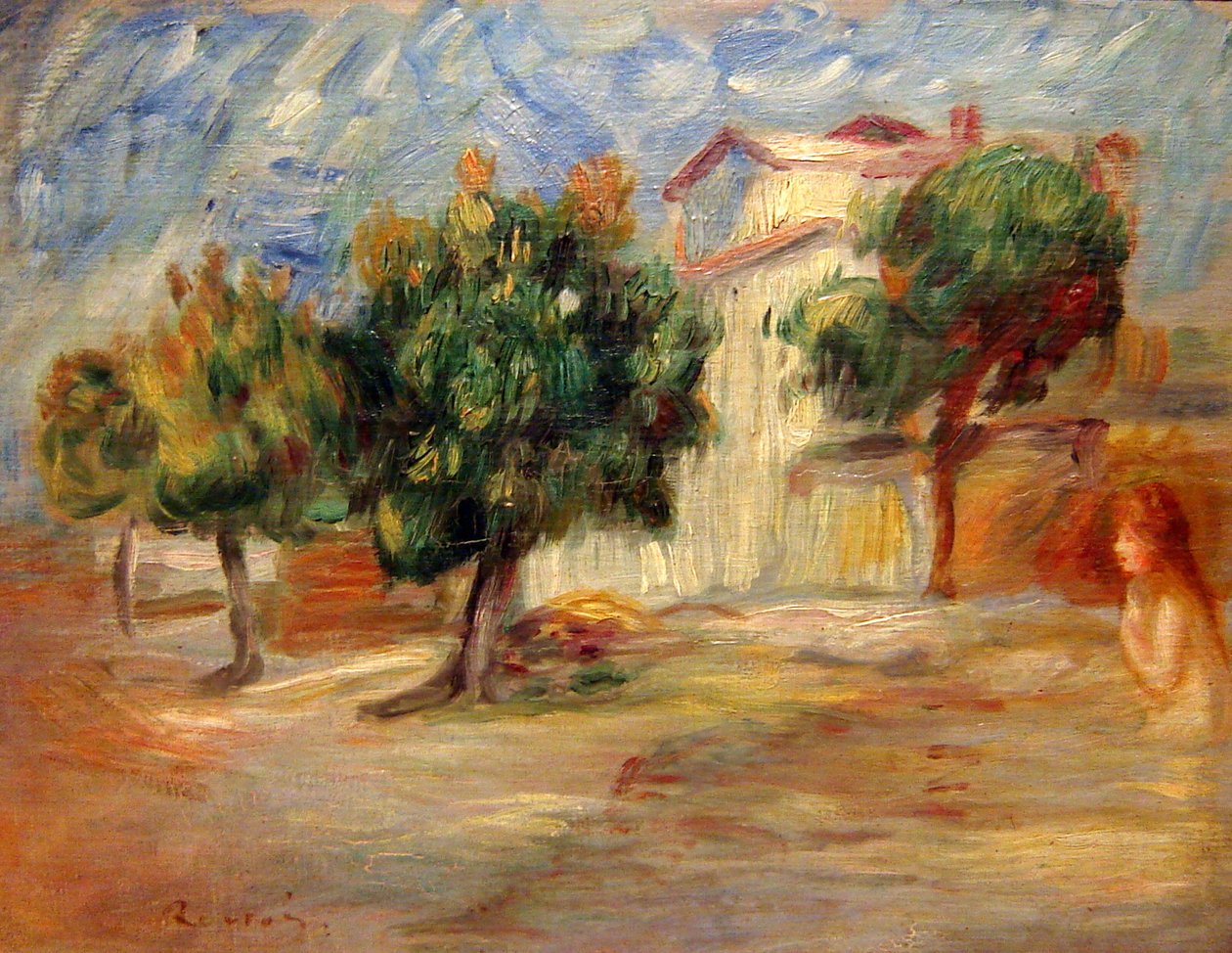 Akt w krajobrazie autorstwa Pierre Auguste Renoir