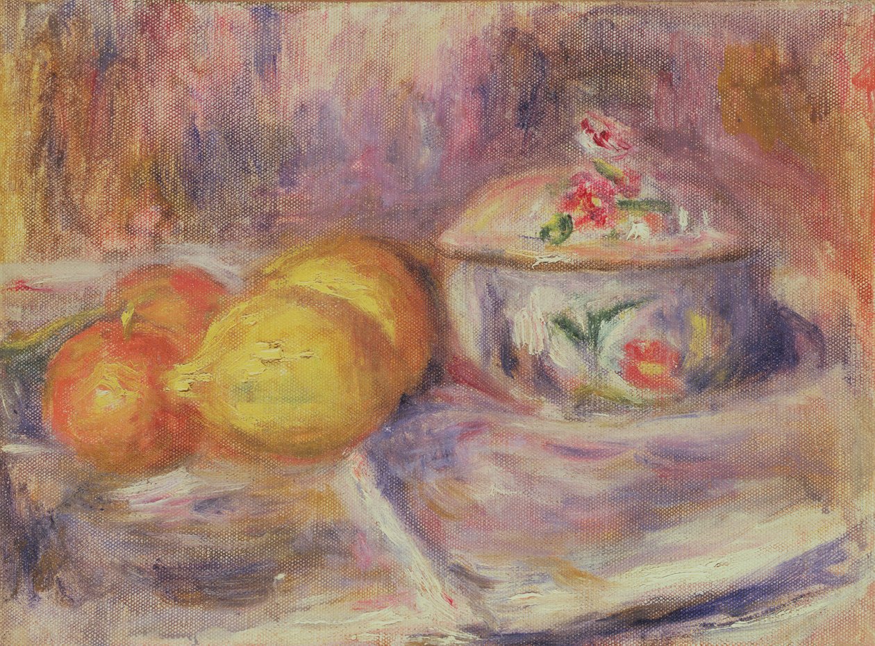 Owoce i Bonbonniere, po 1914 autorstwa Pierre Auguste Renoir