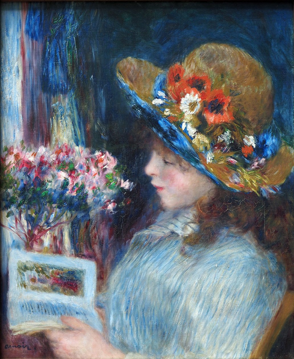 Dziewczyna czytająca autorstwa Pierre Auguste Renoir