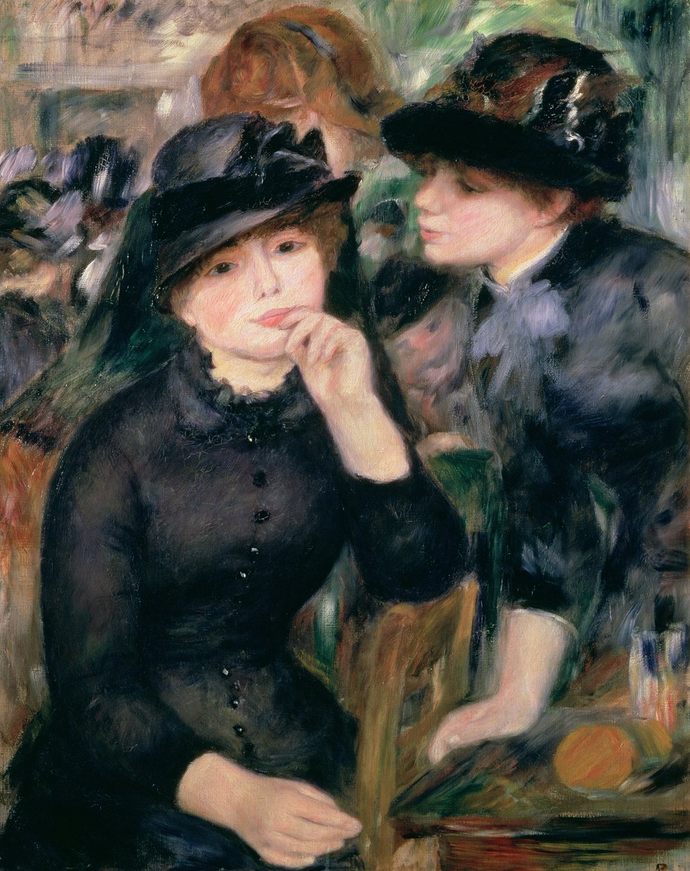 Dziewczęta w czerni, 1881-82 autorstwa Pierre Auguste Renoir