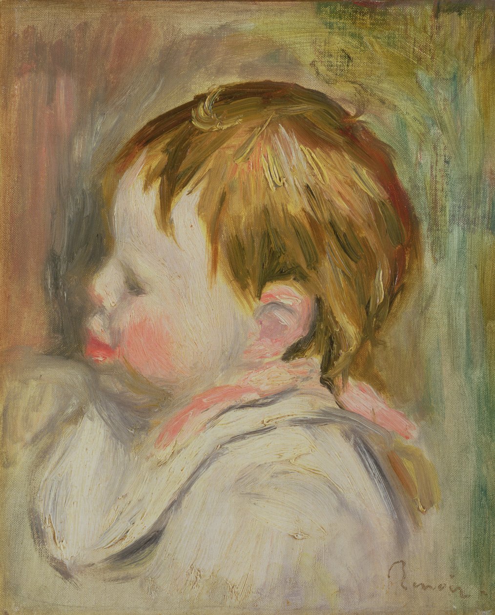Głowa dziecka autorstwa Pierre Auguste Renoir