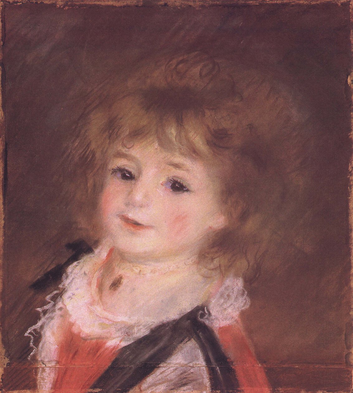 Głowa dziecka autorstwa Pierre Auguste Renoir