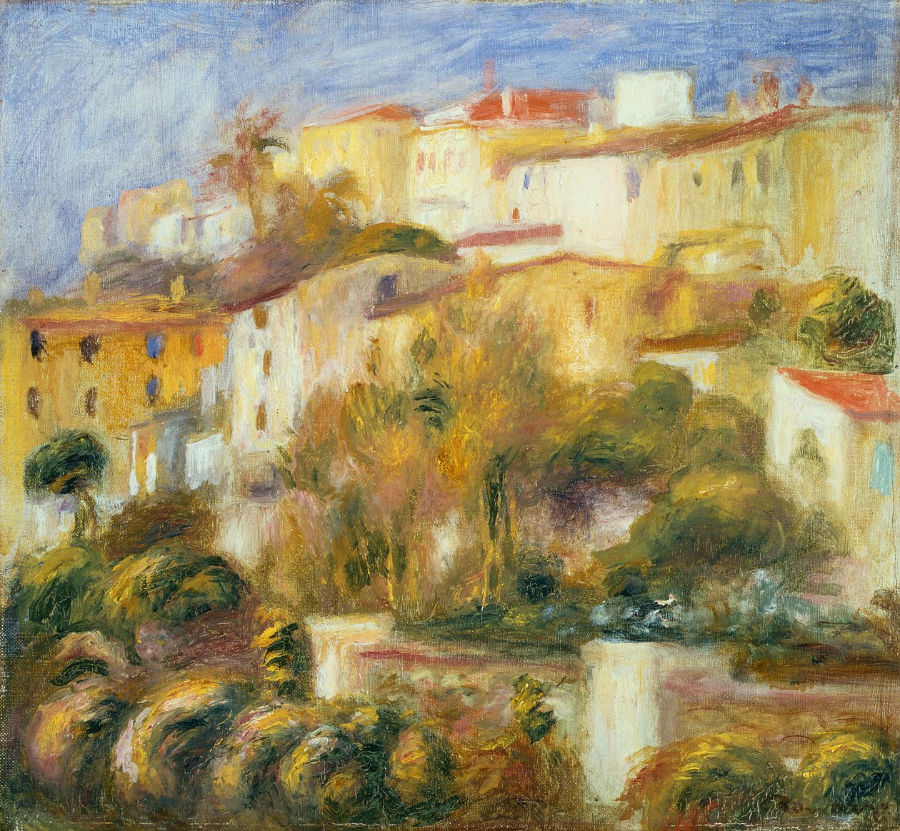 Dom w Cagnes, ok.1900 autorstwa Pierre Auguste Renoir