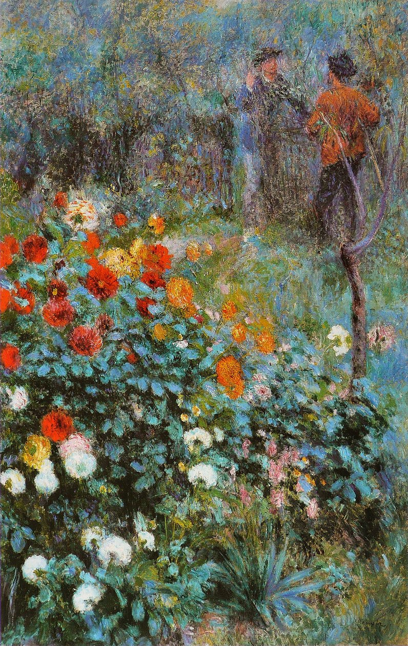 Ogród Rue Cortot autorstwa Pierre Auguste Renoir