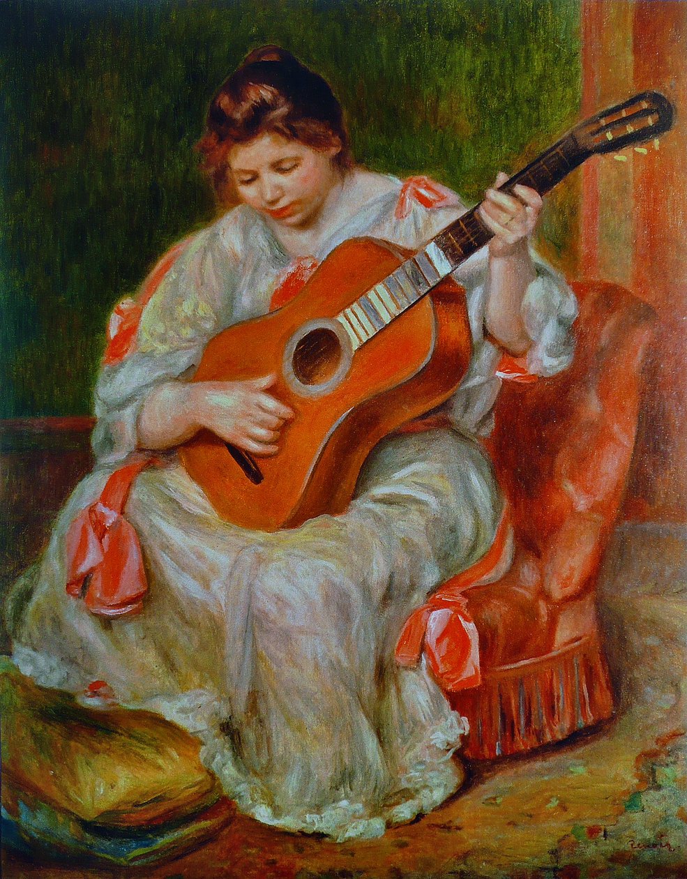 Gitarzysta autorstwa Pierre Auguste Renoir