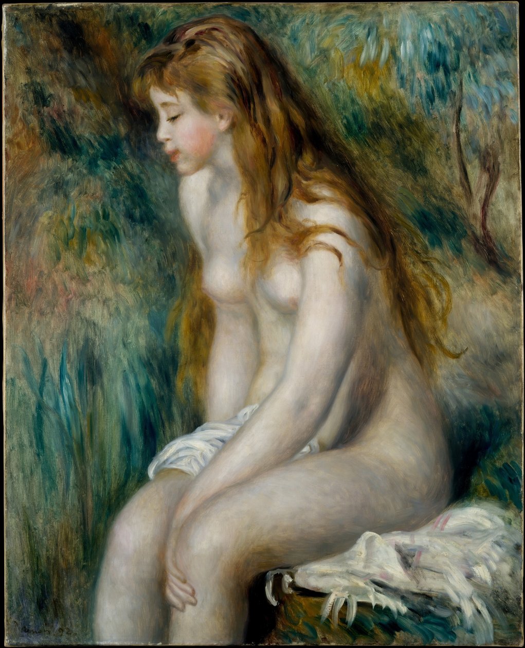Młody kuracjusz autorstwa Pierre Auguste Renoir