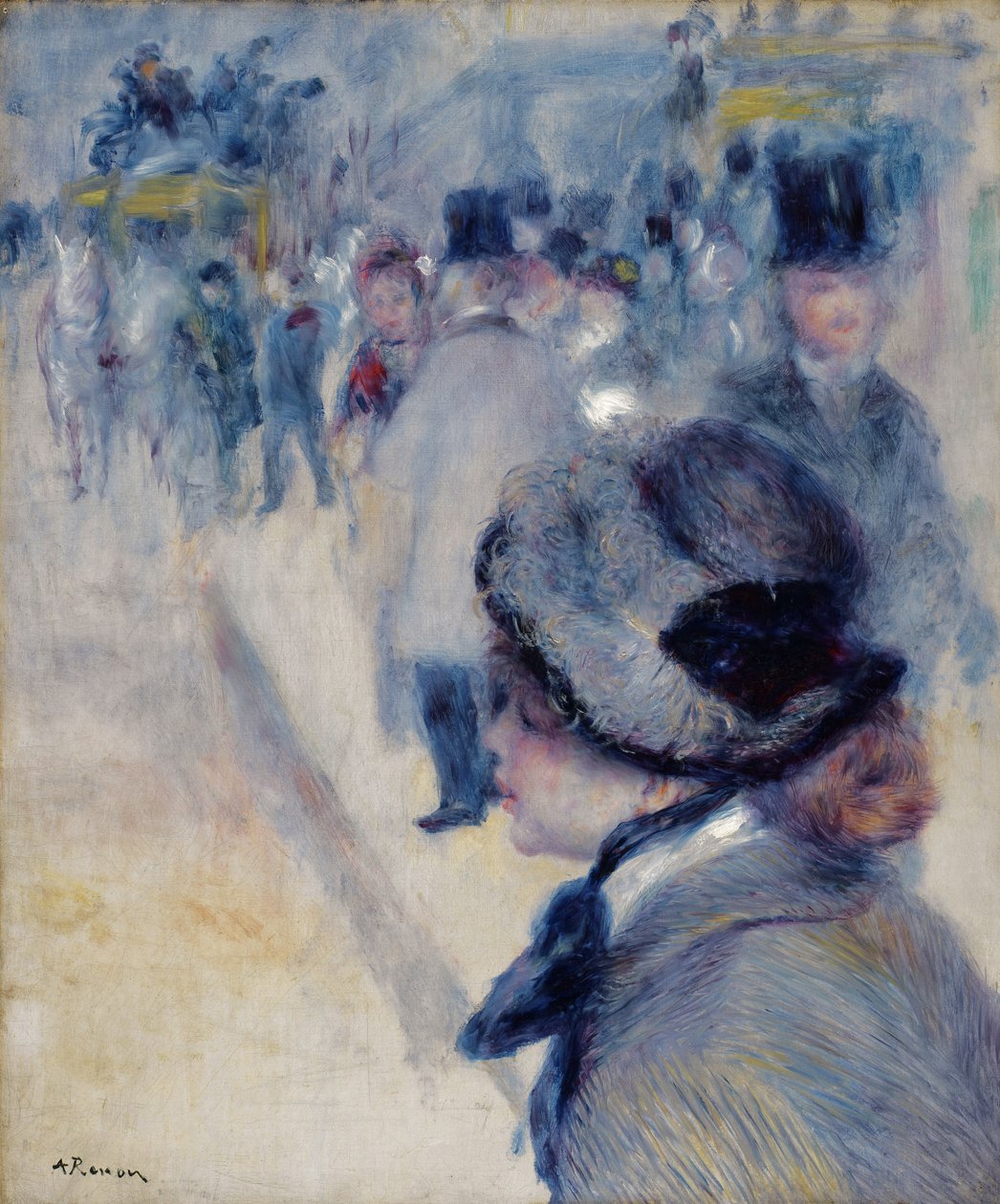 Plac Clichy, ok.1880 autorstwa Pierre Auguste Renoir