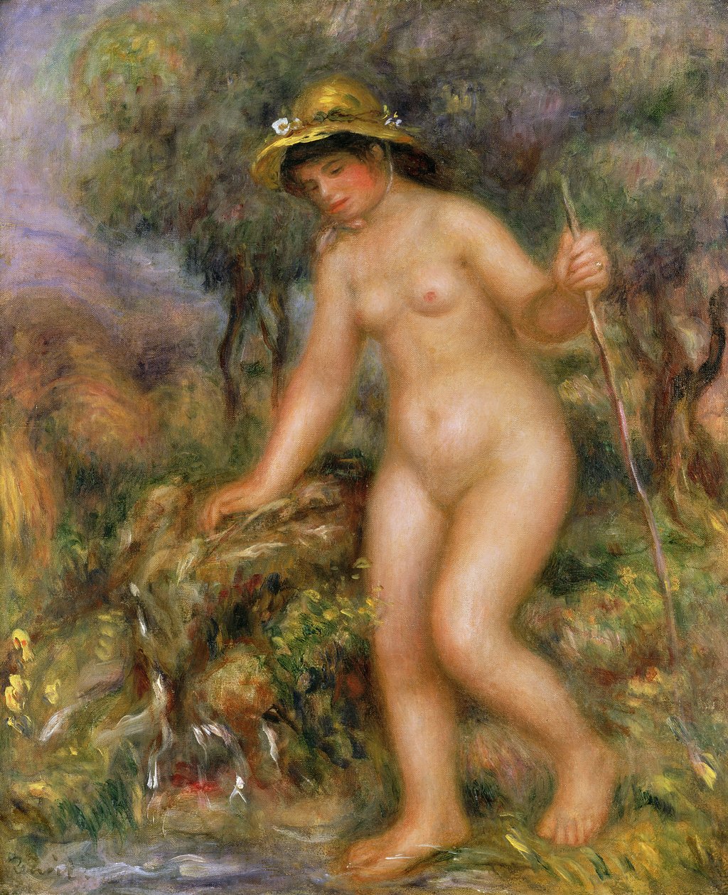 Źródło czyli naga Gabrielle autorstwa Pierre Auguste Renoir