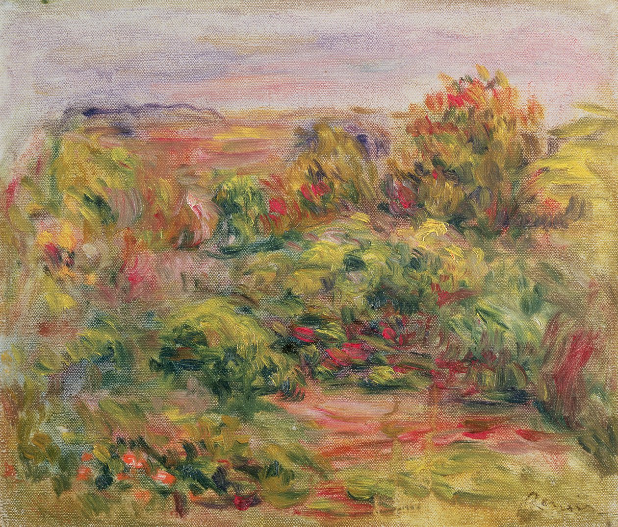 Krajobraz autorstwa Pierre Auguste Renoir
