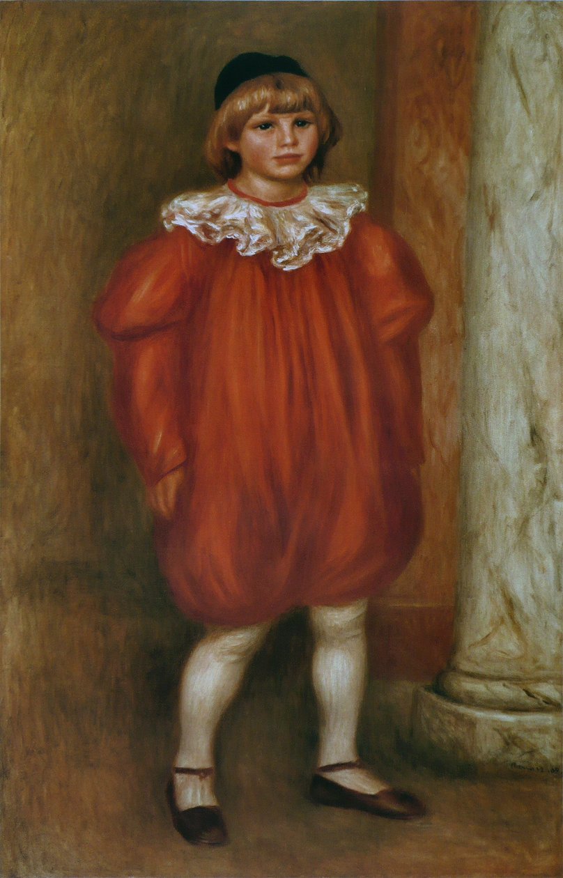 Klaun (Claude Renoir) autorstwa Pierre Auguste Renoir