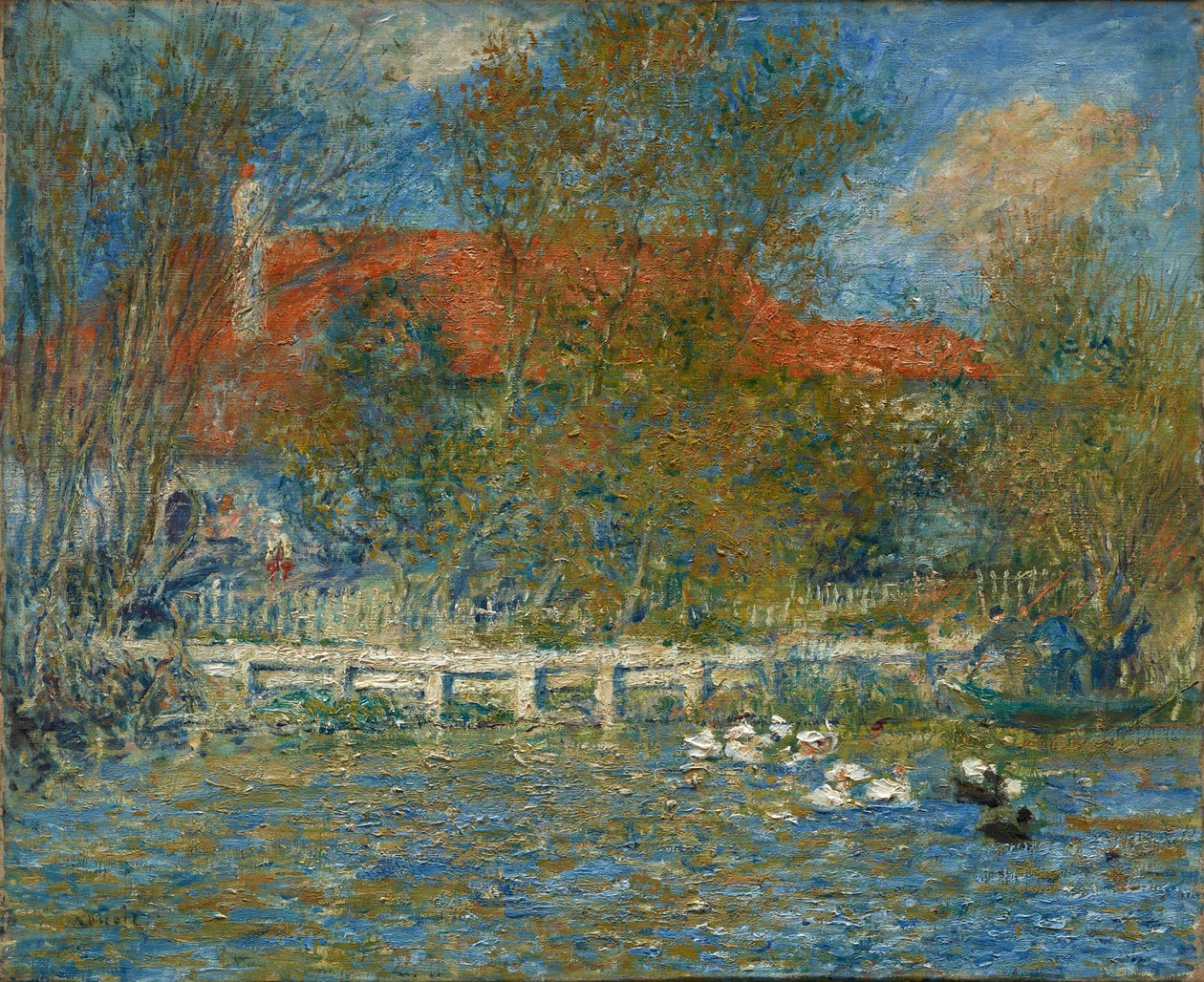 Sadzawka dla kaczek autorstwa Pierre-Auguste Renoir
