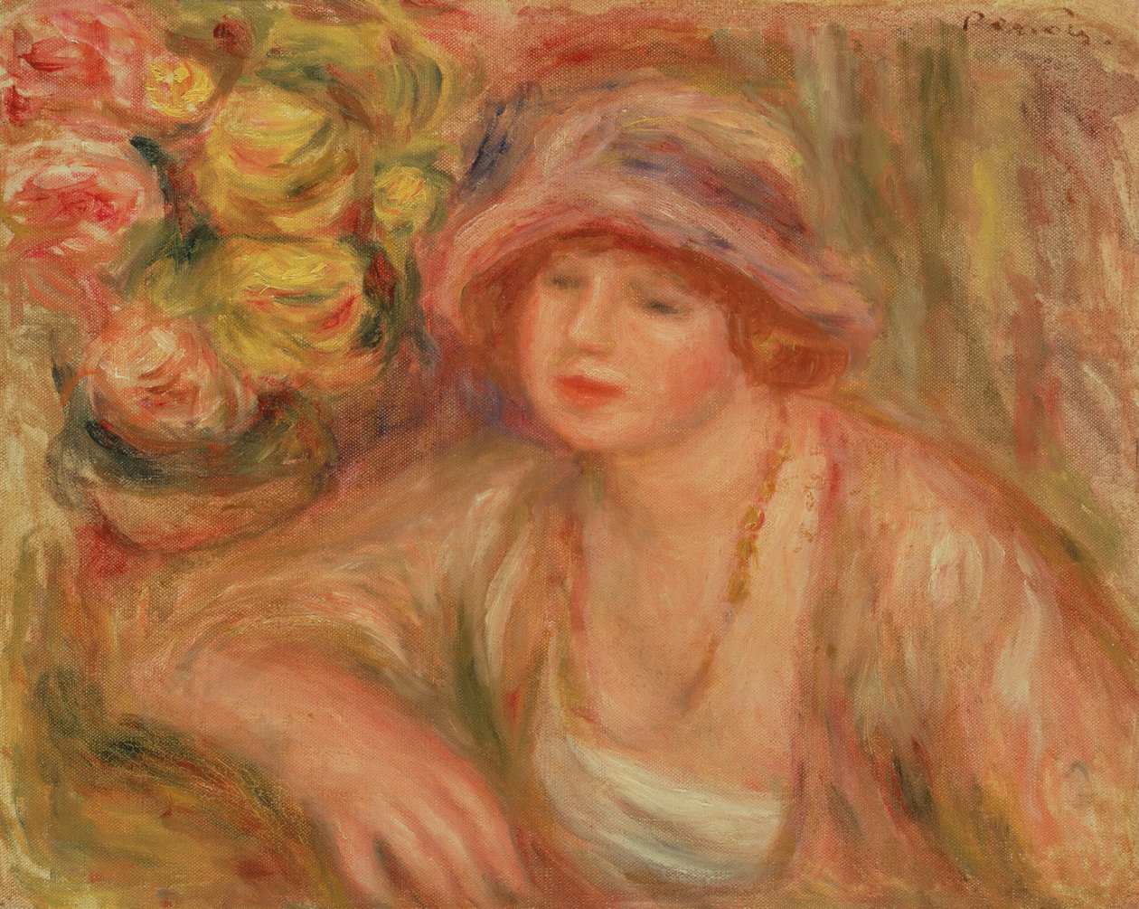 Madame Jean Renoir, 1918 autorstwa Pierre Auguste Renoir