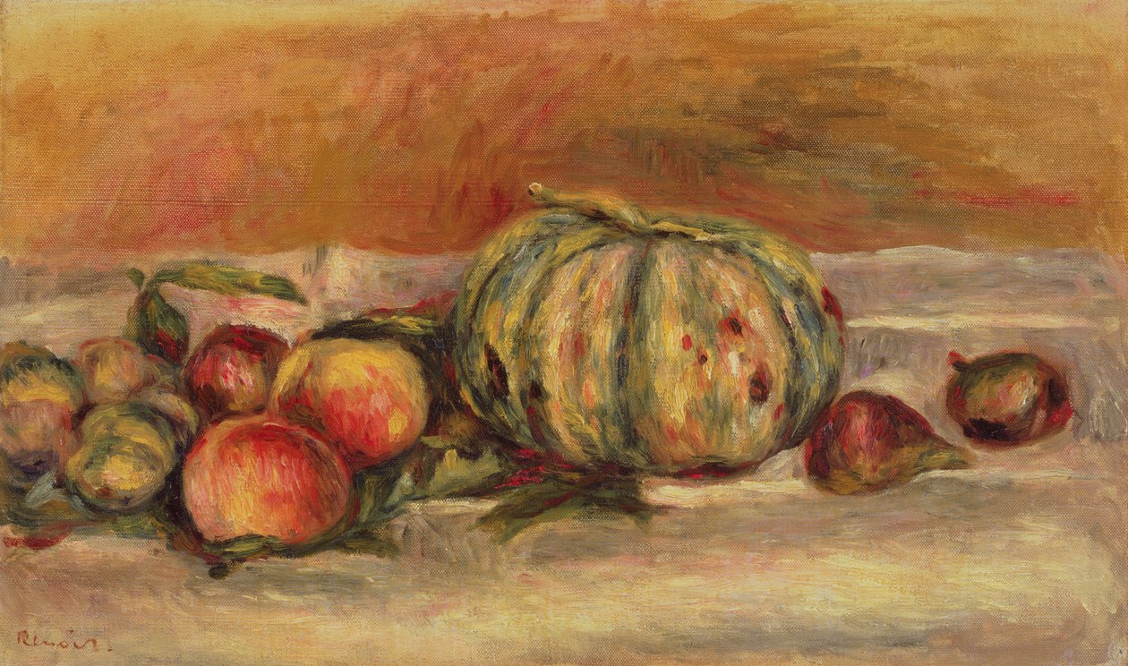 Melon i owoce autorstwa Pierre Auguste Renoir