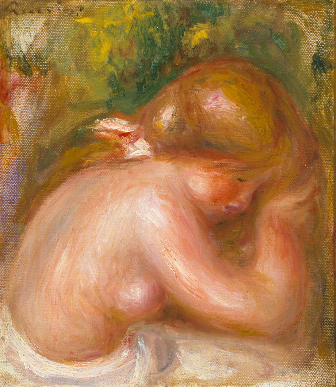 Nagi tors młodej dziewczyny ok. 1910–12 autorstwa Pierre Auguste Renoir