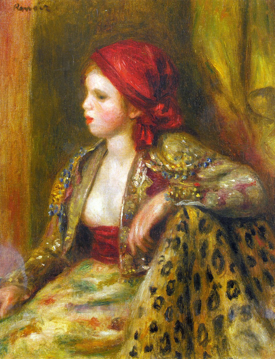 Odaliska autorstwa Pierre Auguste Renoir