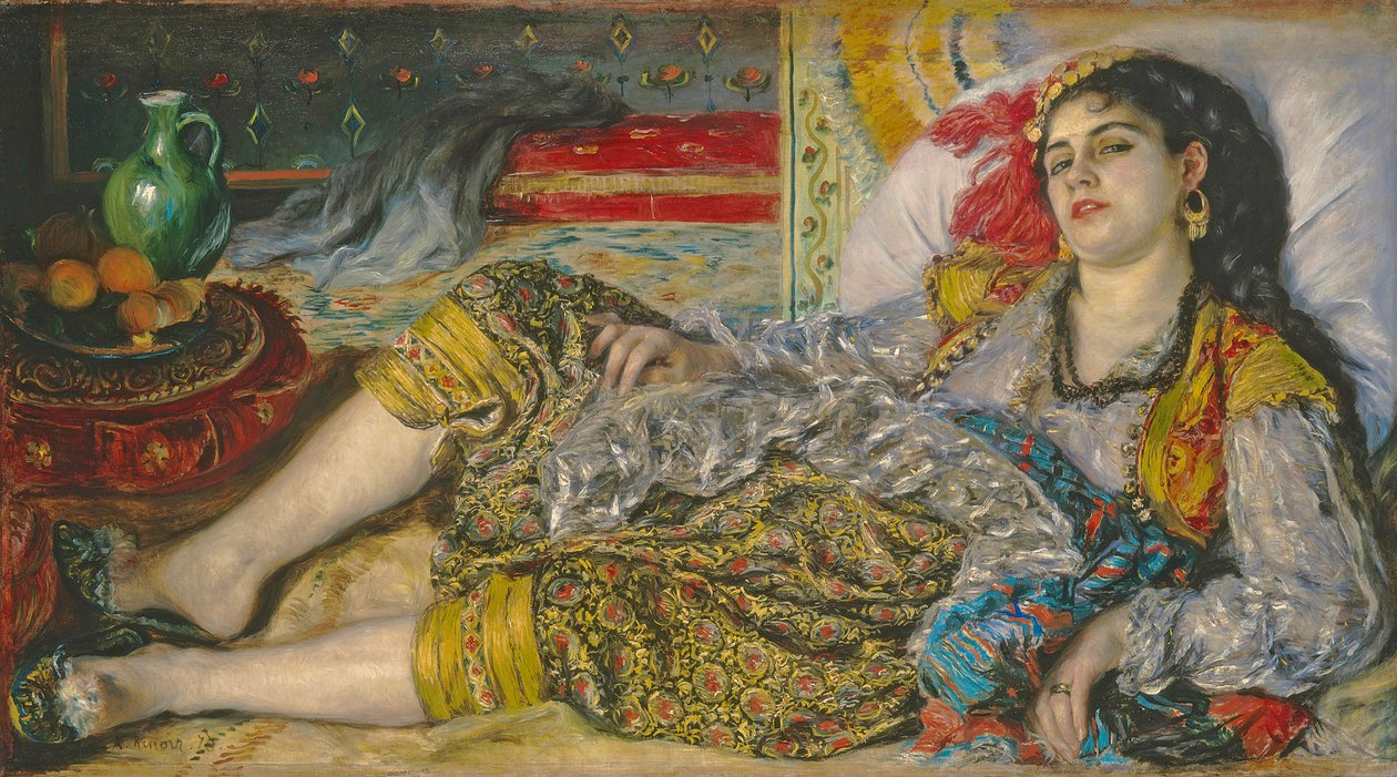 Odaliska, 1870 autorstwa Pierre Auguste Renoir