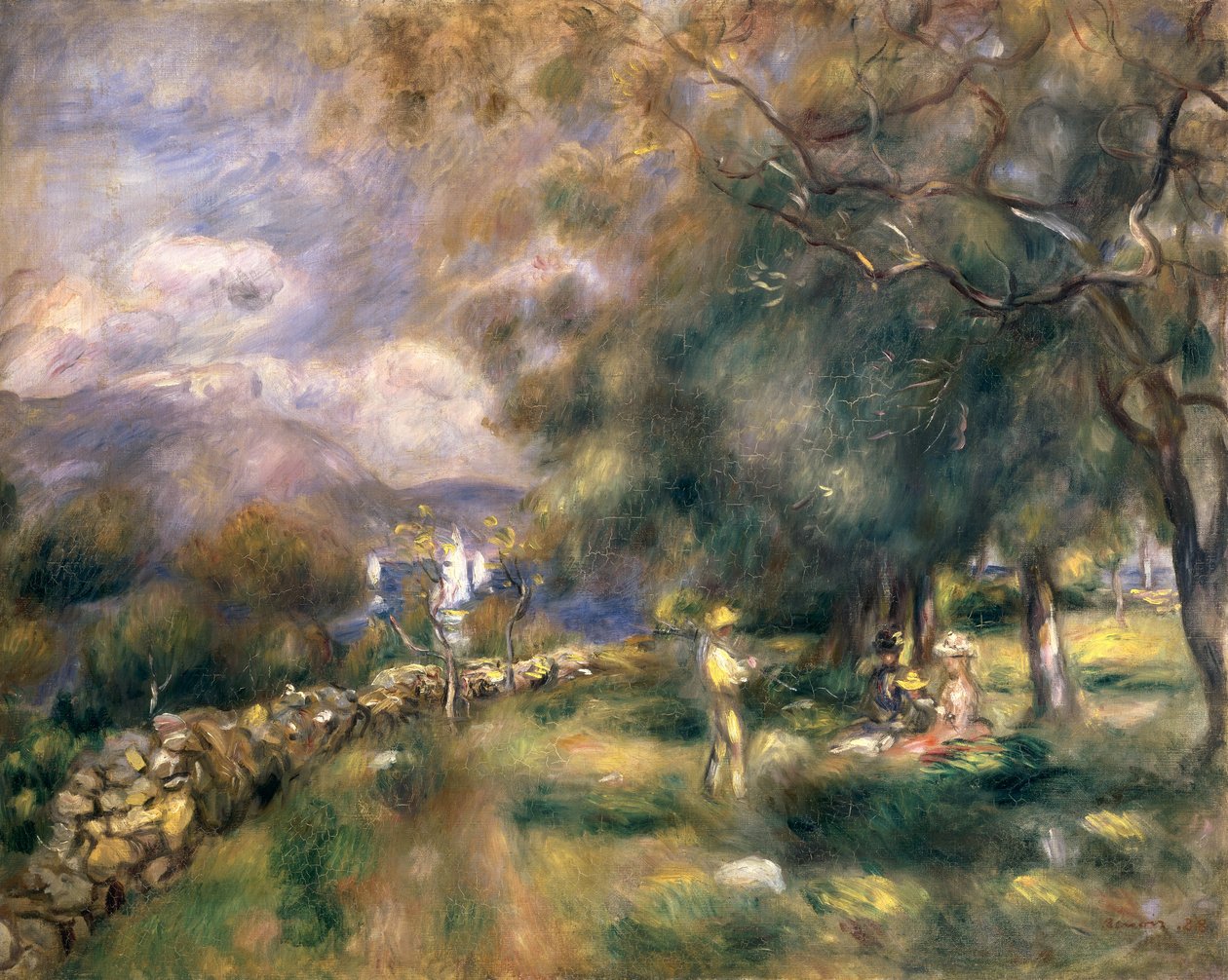 Półwysep Saint-Jean, 1888 autorstwa Pierre Auguste Renoir