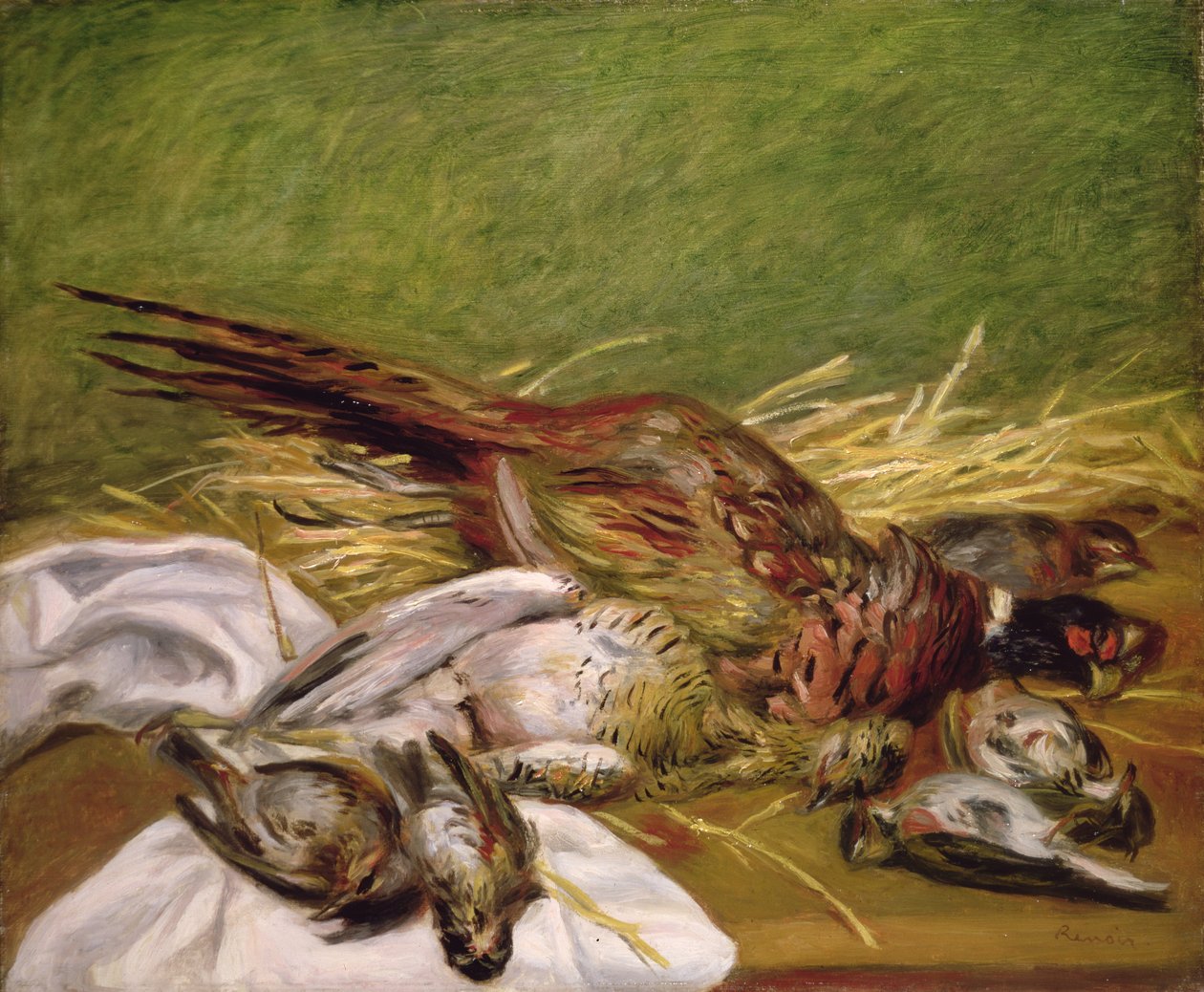 Bażant i drozdy, 1902 autorstwa Pierre Auguste Renoir