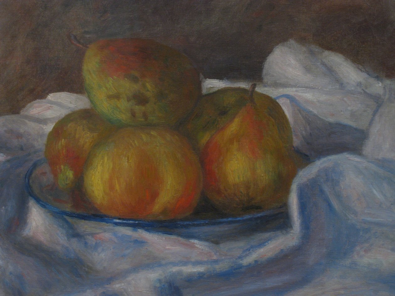 Jabłka i gruszki autorstwa Pierre Auguste Renoir