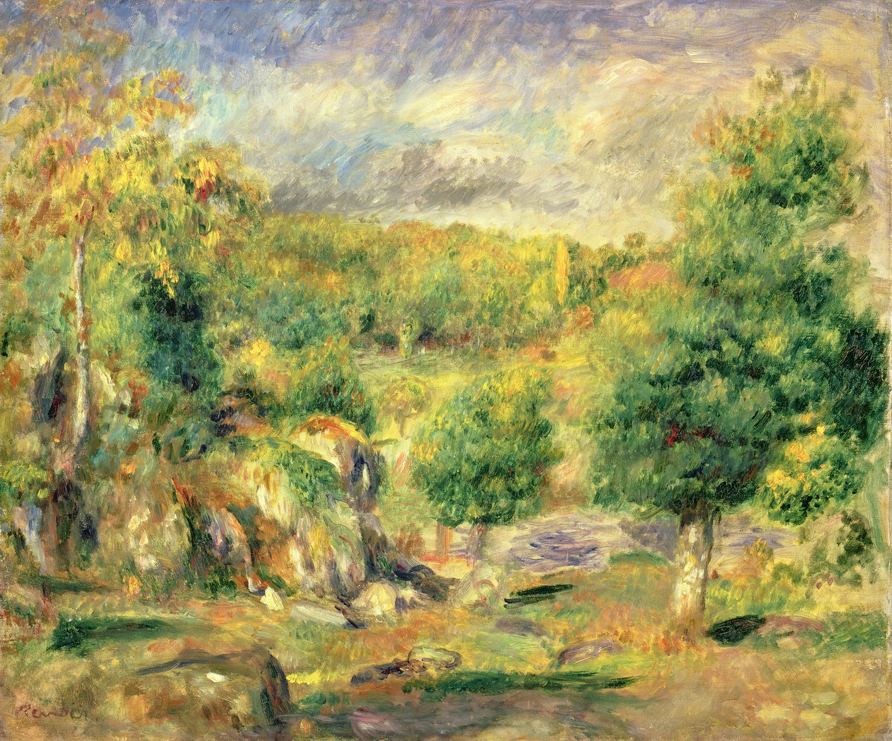 Pont-Aven, 1892 autorstwa Pierre Auguste Renoir
