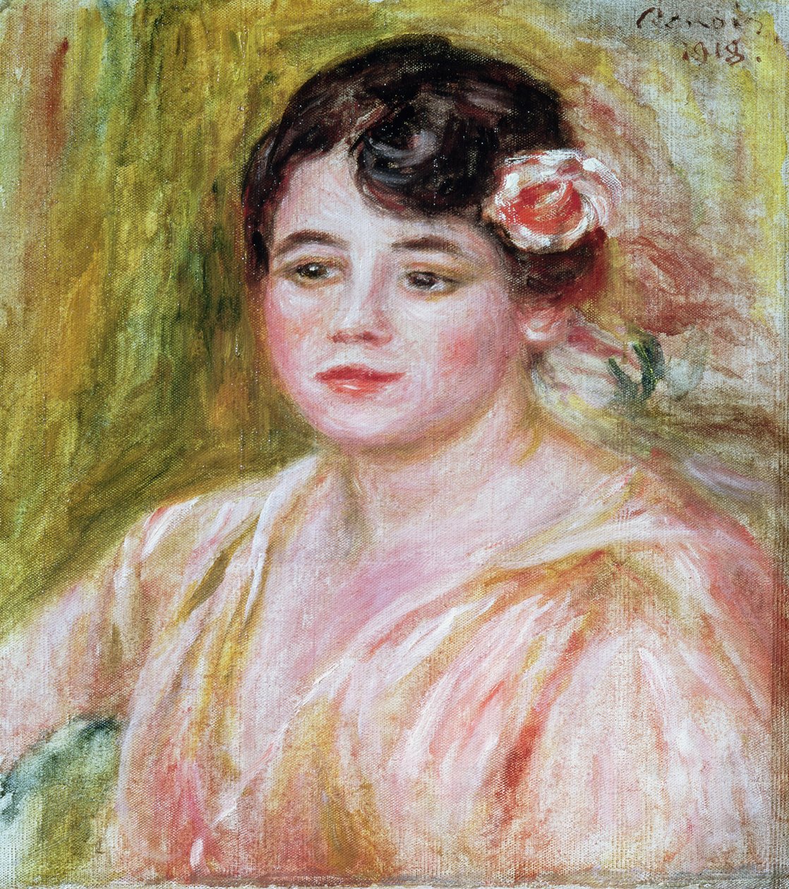 Portret Adele Besson, 1918 autorstwa Pierre Auguste Renoir