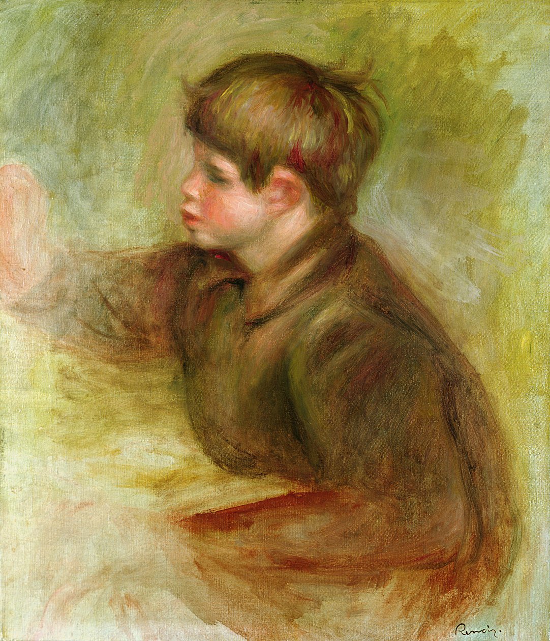 Portret obrazu Coco, ok. 1910-12 autorstwa Pierre Auguste Renoir