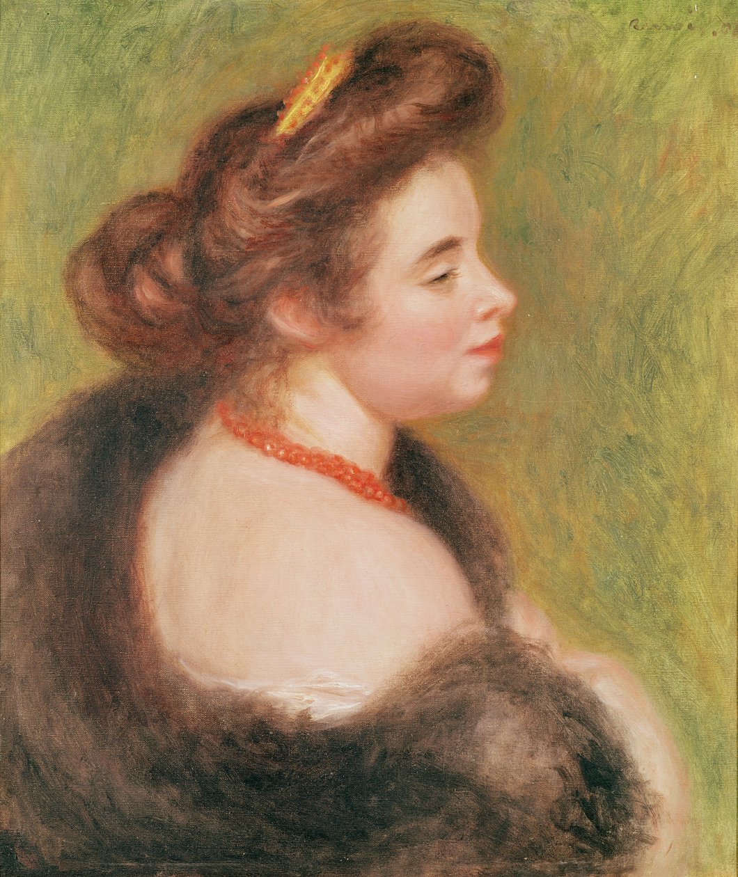 Portret Madame Maurice Denis, 1904 autorstwa Pierre Auguste Renoir