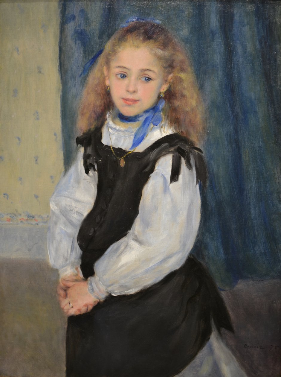 Portret Mademoiselle Legrand autorstwa Pierre Auguste Renoir
