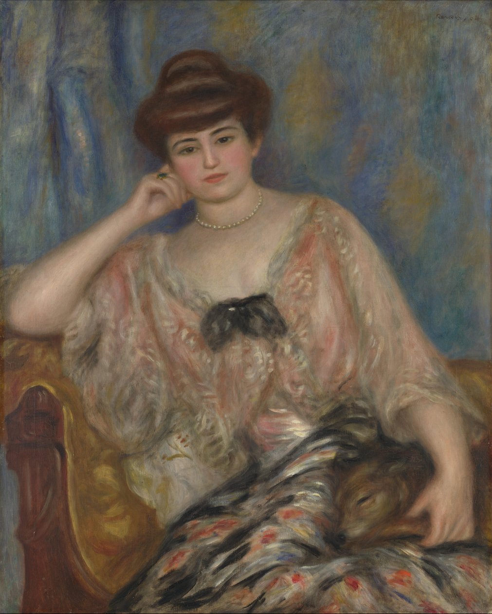 Portrait of Misia Godebska-Sert autorstwa Pierre Auguste Renoir