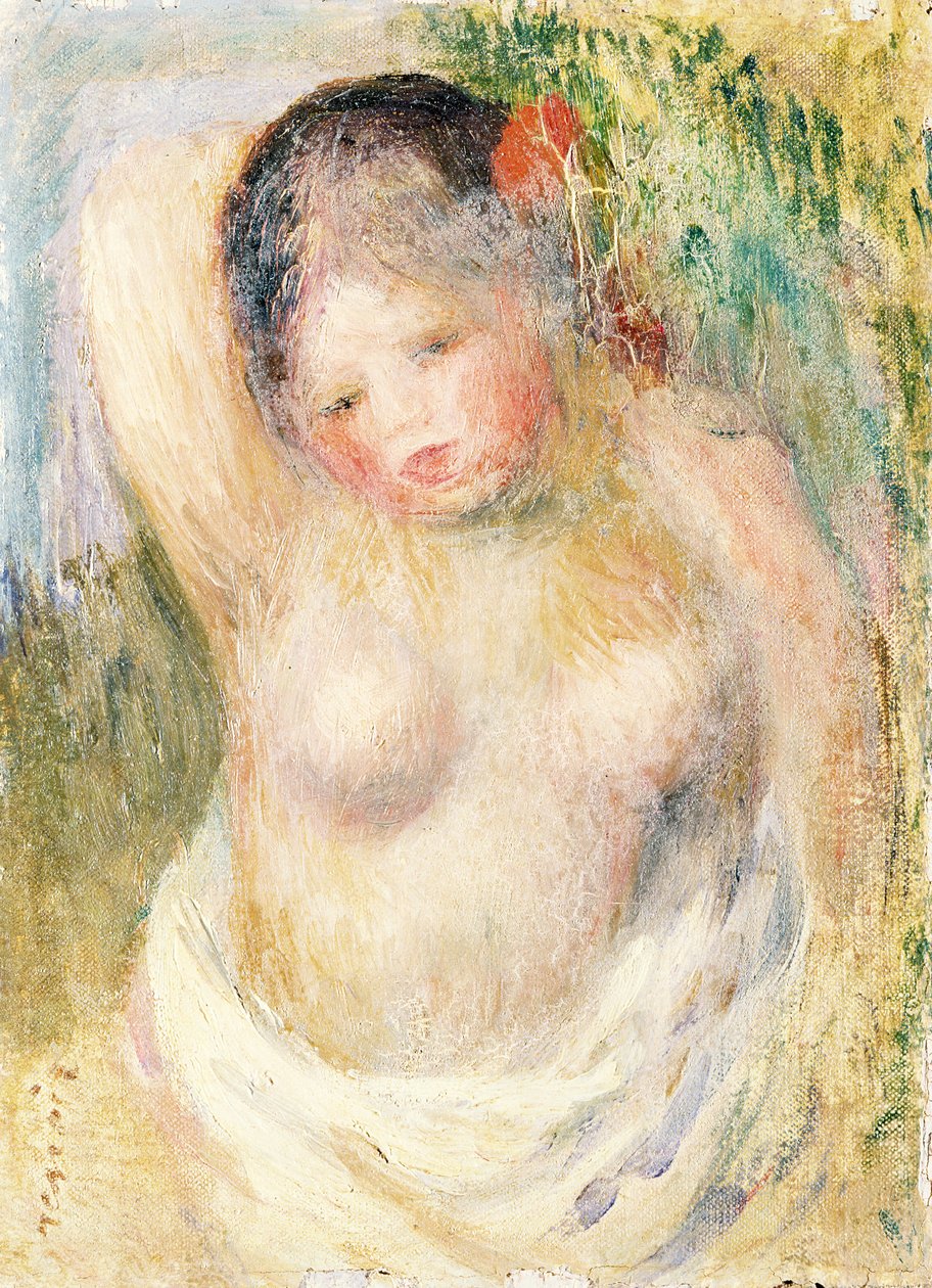 Leżąc nago autorstwa Pierre Auguste Renoir