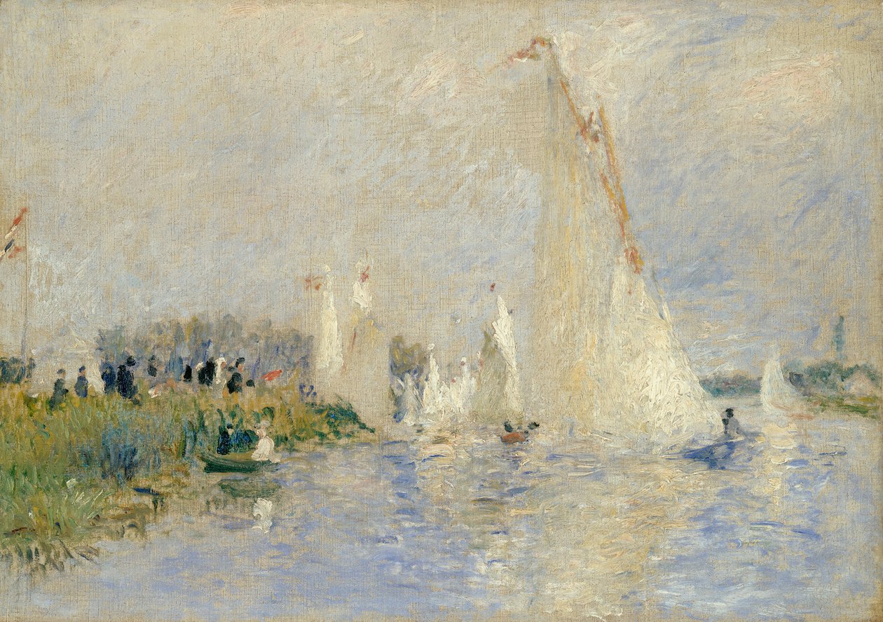 Regaty w Argenteuil, 1874 autorstwa Pierre Auguste Renoir
