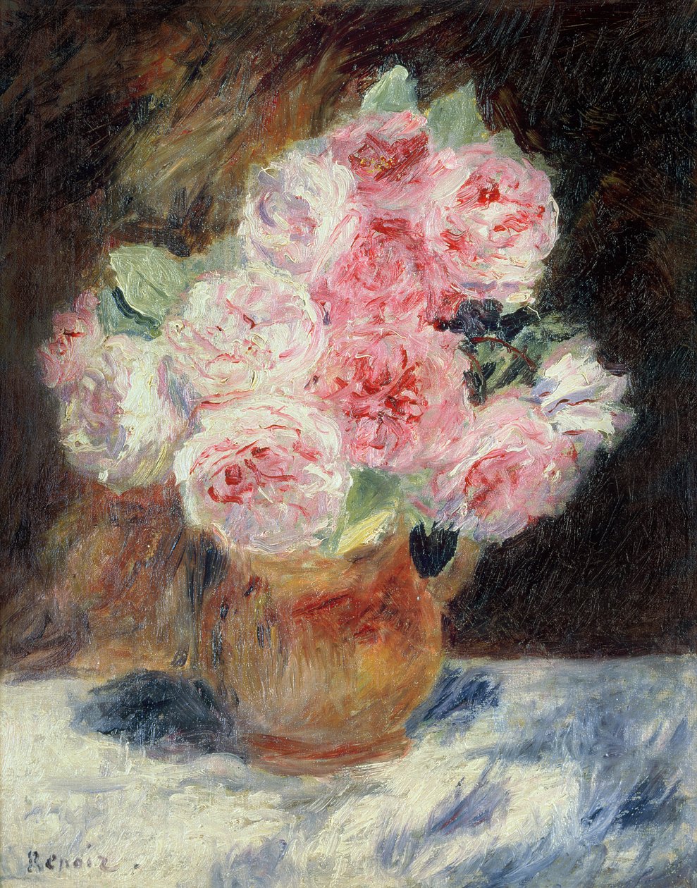 Róże, 1878 autorstwa Pierre Auguste Renoir