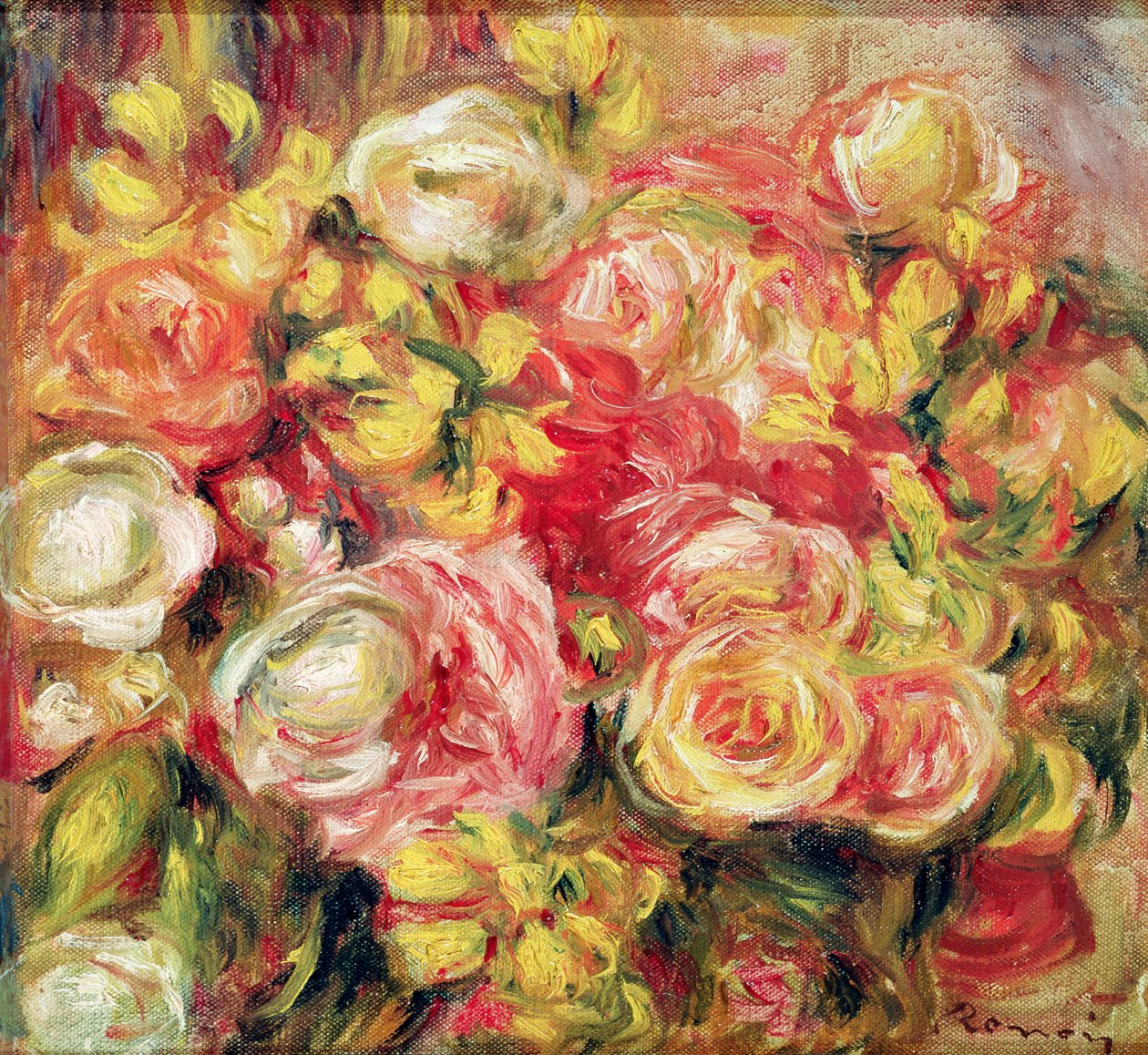 Róże, 1915 autorstwa Pierre Auguste Renoir