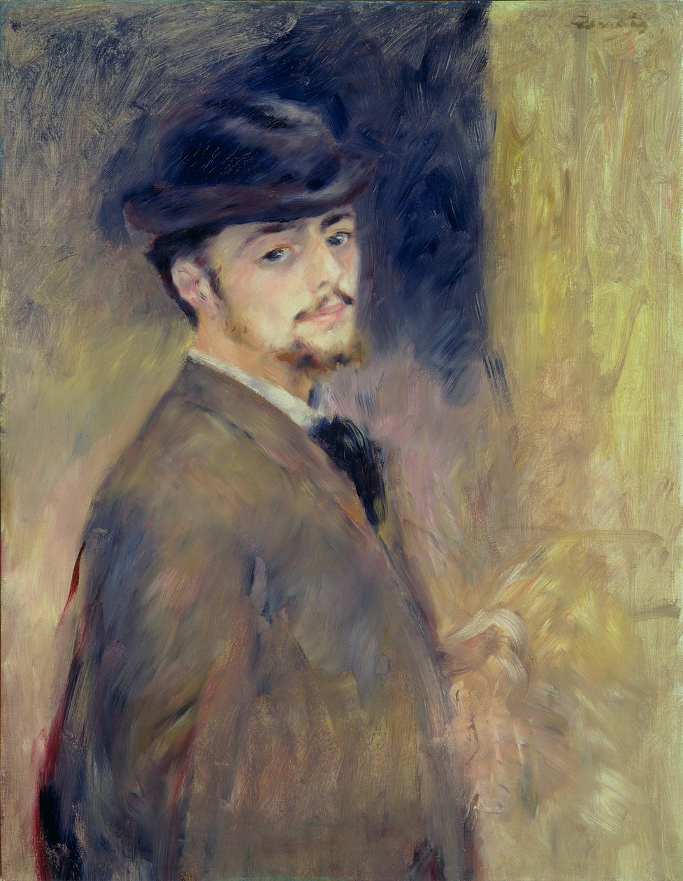 Autoportret, 1876 autorstwa Pierre Auguste Renoir