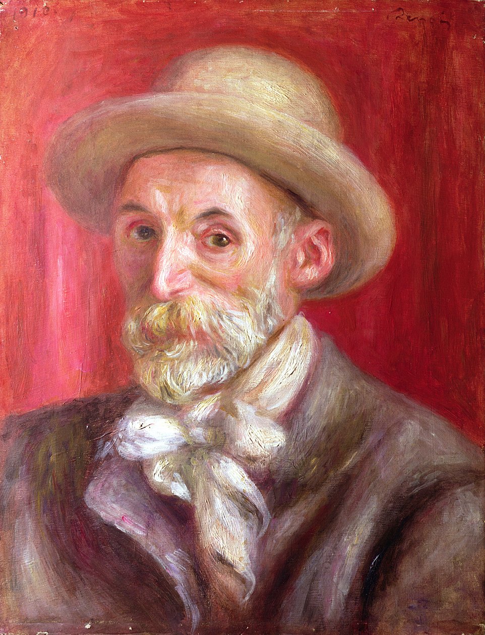 Autoportret, 1910 autorstwa Pierre Auguste Renoir