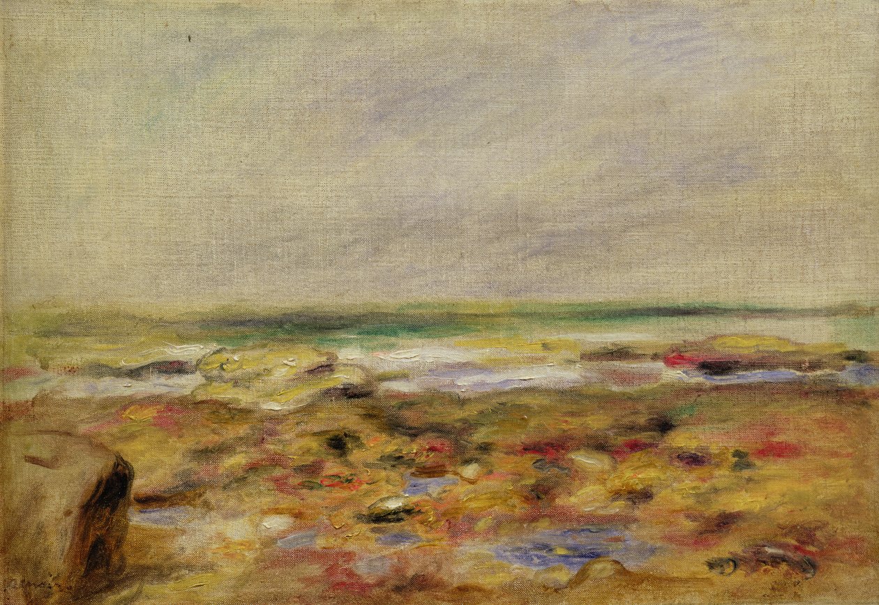 Plaża w Martigues, 1888 autorstwa Pierre Auguste Renoir