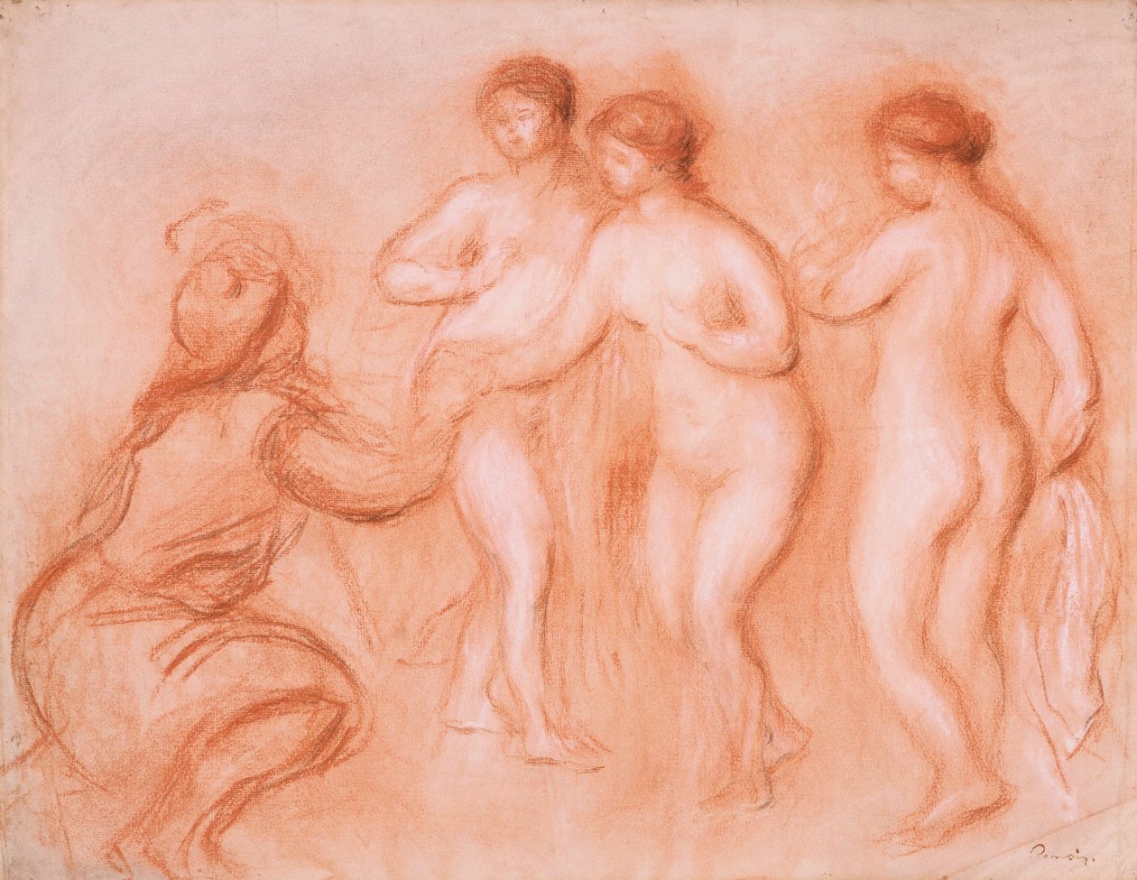 Wyrok Paryża autorstwa Pierre Auguste Renoir